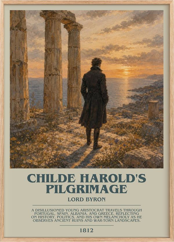 Childe Harold's pilgrimage Bookish Wall Art by Lord Byron