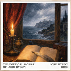 The poetical works of Lord Byron Literary Art Print by Lord Byron