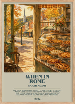 When in Rome Bookish Wall Art by Sarah Adams