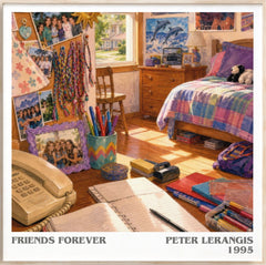 Friends Forever Literary Art Print by Peter Lerangis