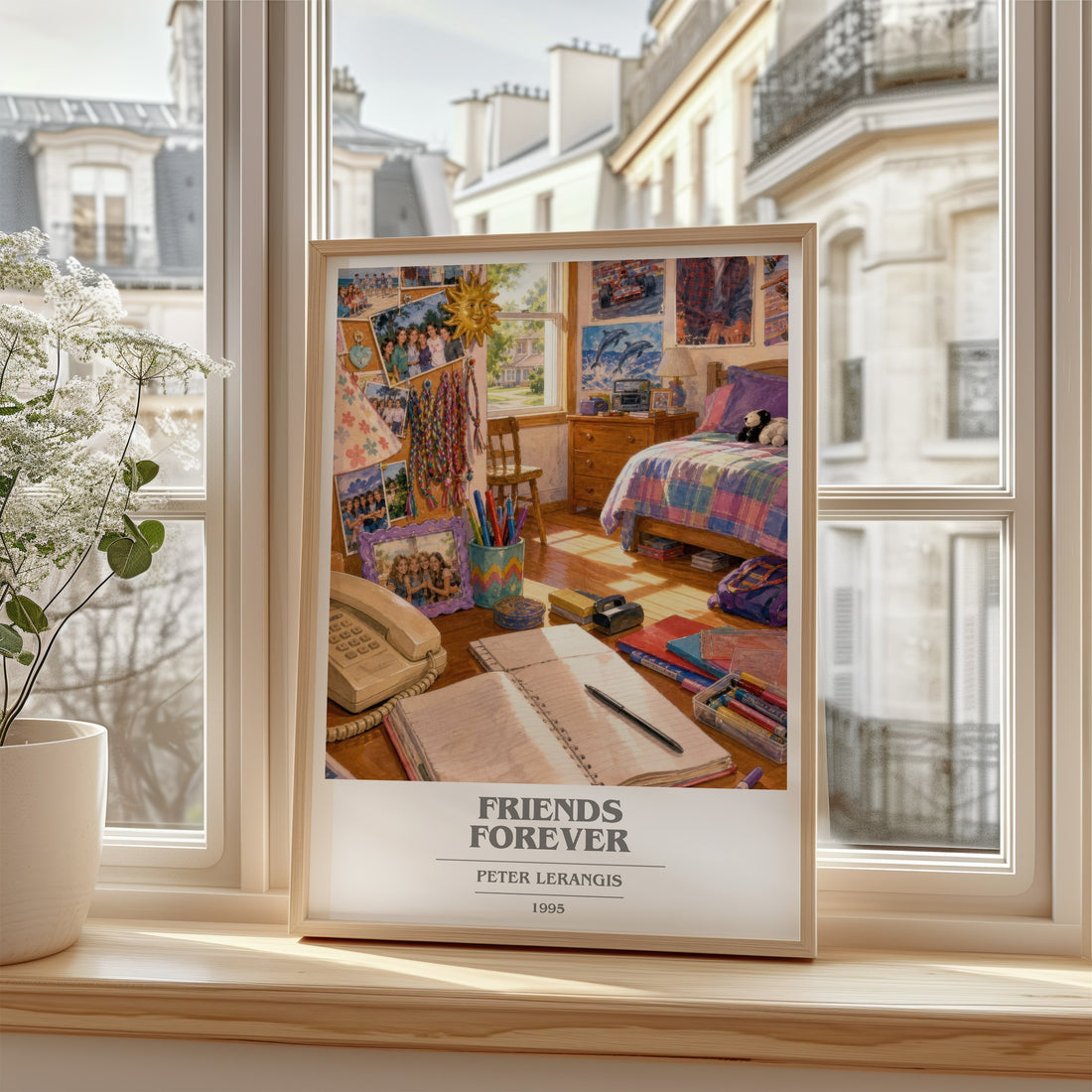 Friends Forever book cover poster colour and style options – Peter Lerangis book art