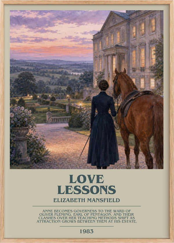 Love Lessons Bookish Wall Art by Elizabeth Mansfield
