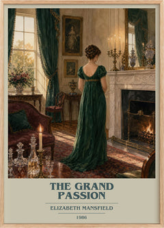 The Grand Passion Book Cover Poster by Elizabeth Mansfield