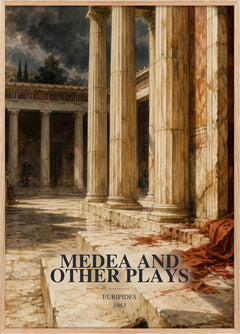 Medea and other plays Book Watercolour Illustration by Euripides
