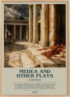 Medea and other plays Bookish Wall Art by Euripides