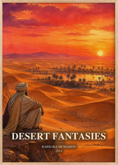 Desert Fantasies Book Watercolour Illustration by Barbara McMahon