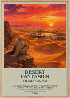 Desert Fantasies Bookish Wall Art by Barbara McMahon