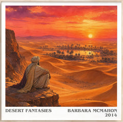 Desert Fantasies Literary Art Print by Barbara McMahon