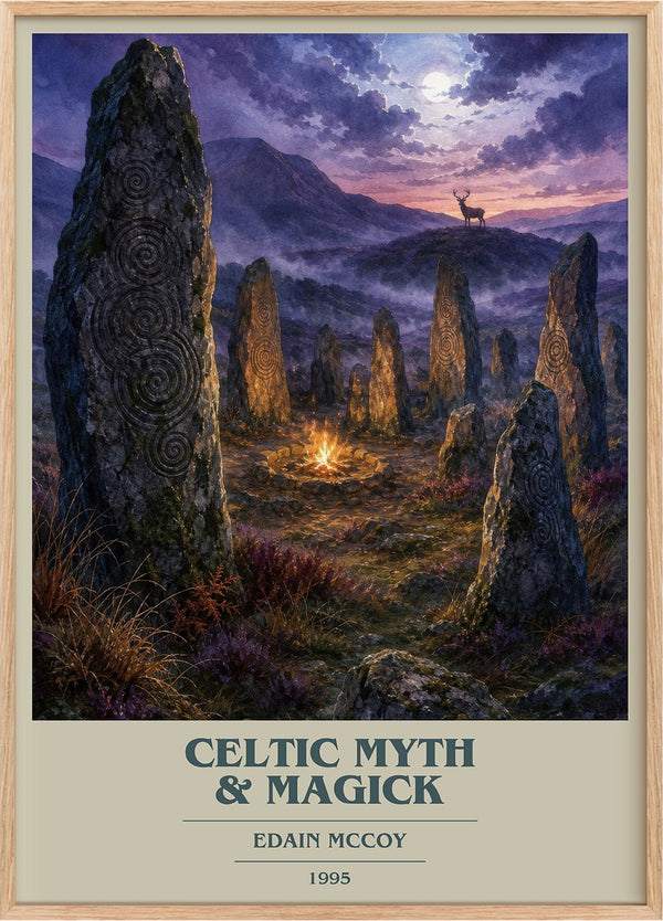 Celtic Myth & Magick Book Cover Poster by Edain McCoy