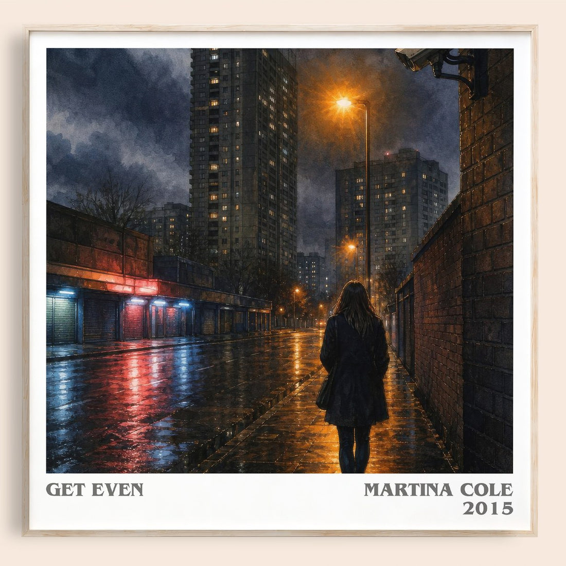 Get Even literary book poster by Martina Cole – framed literary art print