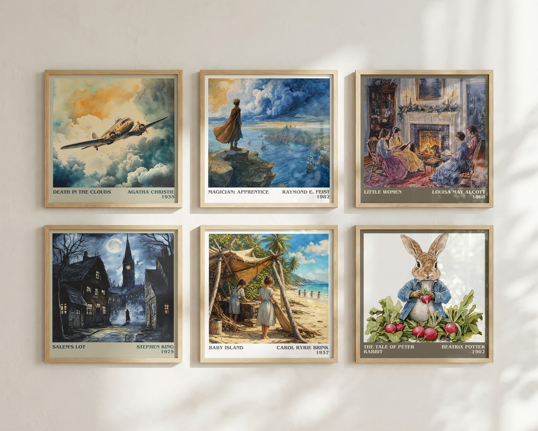 Baby Island literary art print colour and style options – Carol Ryrie Brink book art