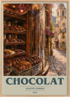 Chocolat Book Cover Poster by Joanne Harris