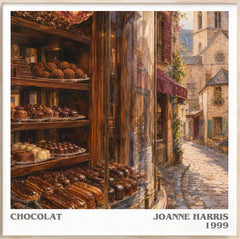 Chocolat Literary Art Print by Joanne Harris