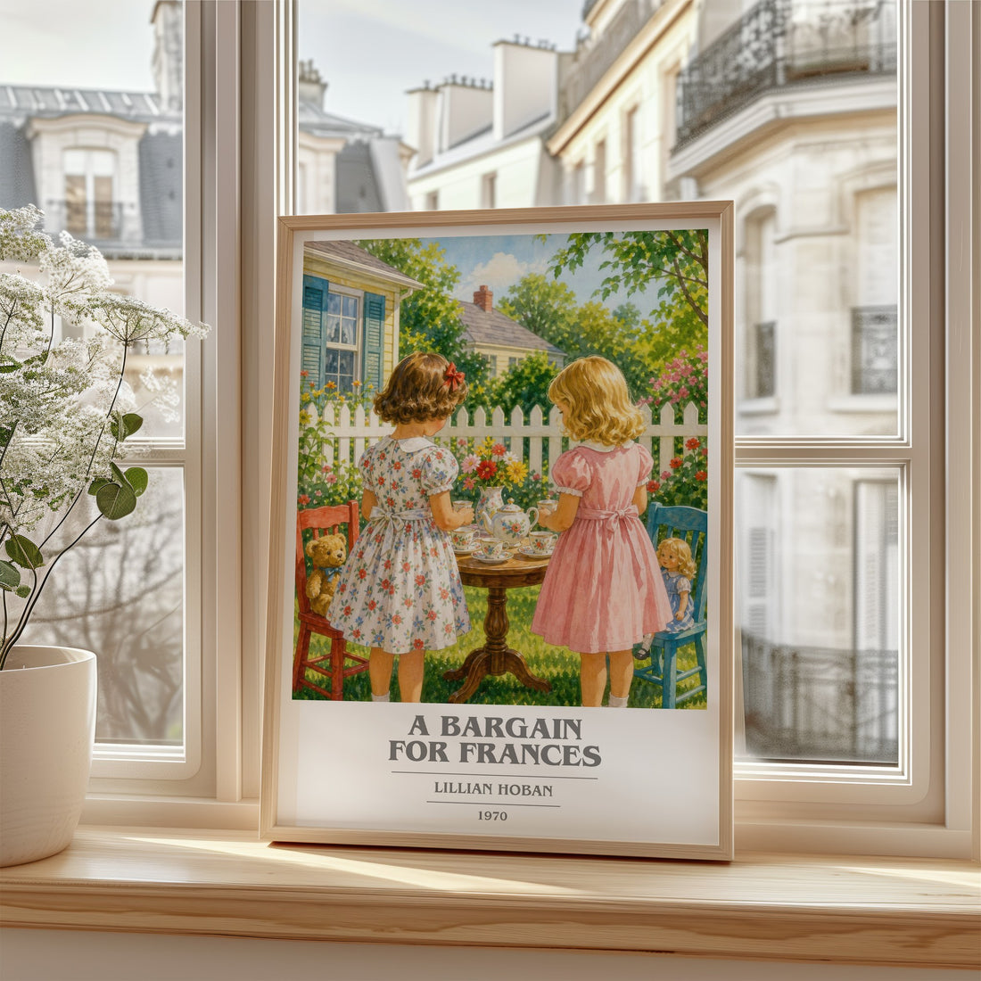 A Bargain for Frances book cover poster colour and style options – Lillian Hoban book art