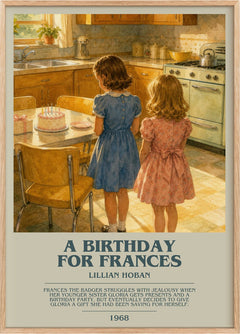 A birthday for Frances Bookish Wall Art by Lillian Hoban