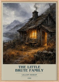 The little Brute family Book Cover Poster by Lillian Hoban