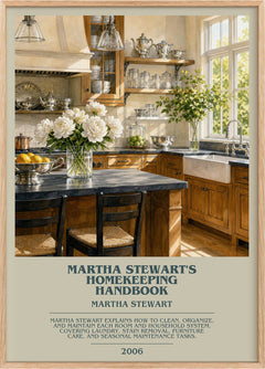 Martha Stewart's Homekeeping Handbook Bookish Wall Art by M. Stewart