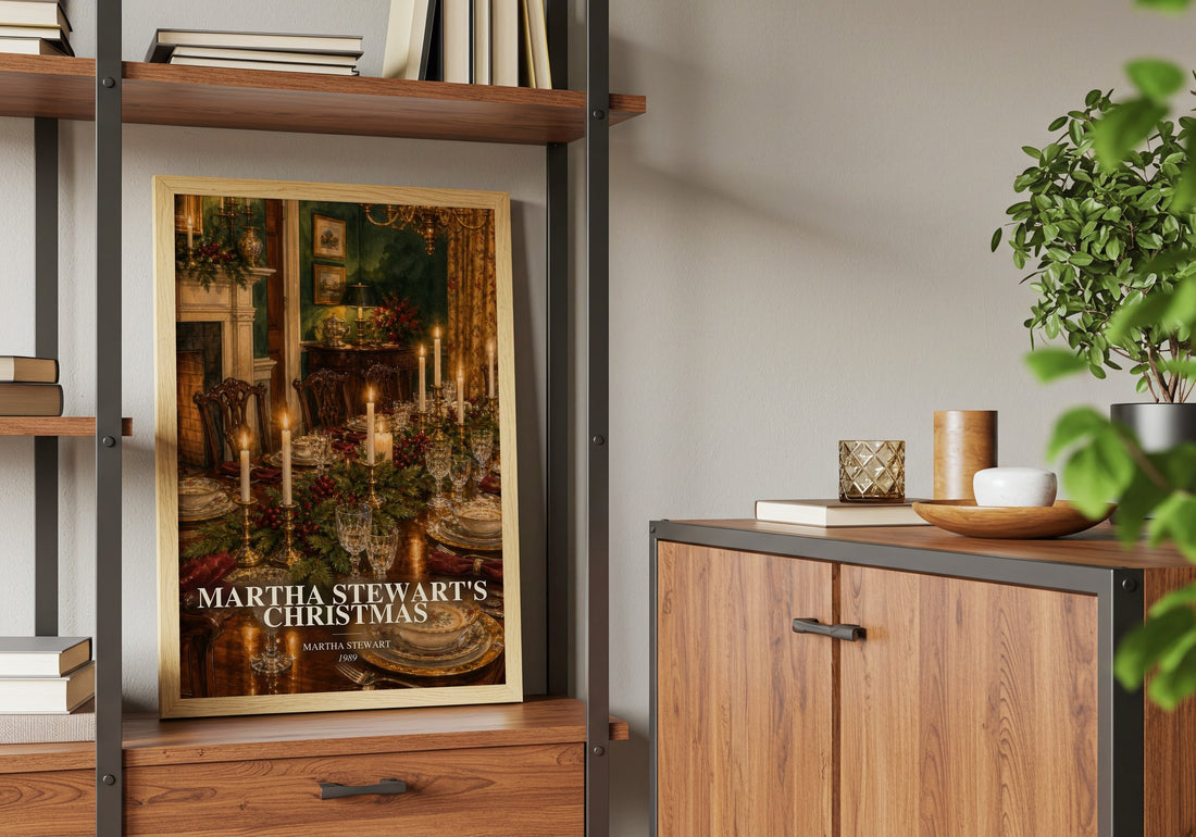 Martha Stewart's Christmas book watercolour illustration paper finish options – matte satin gloss