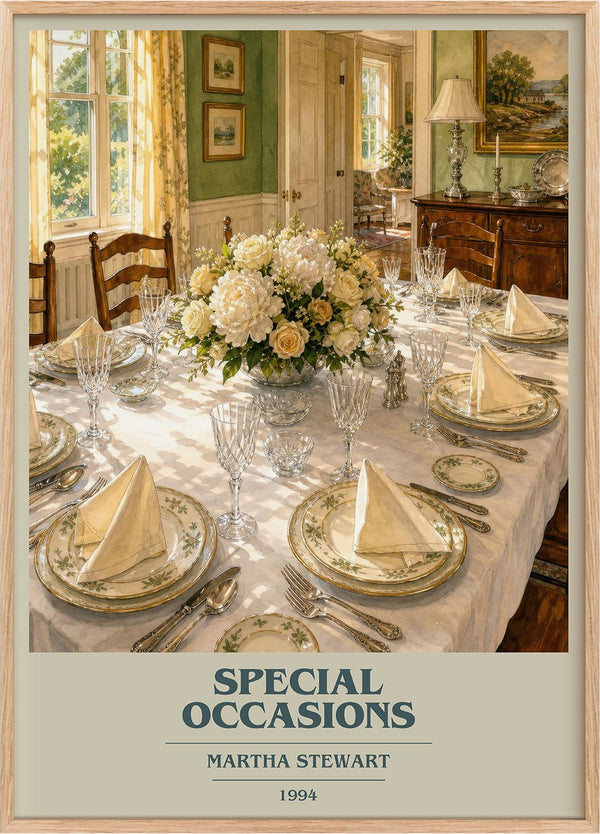 Special occasions Book Cover Poster by Martha Stewart