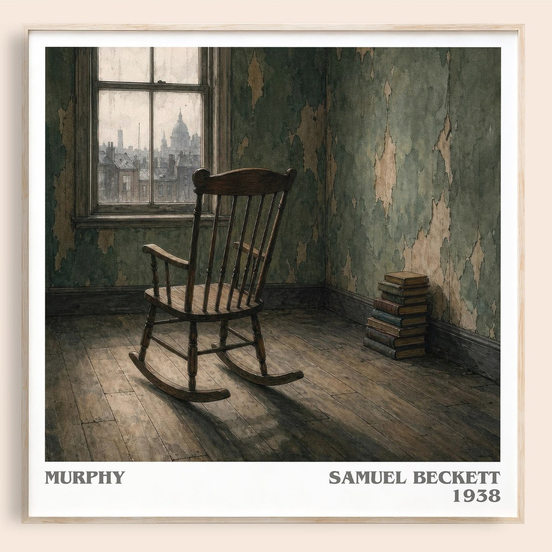 Murphy literary book poster by Samuel Beckett – framed literary art print