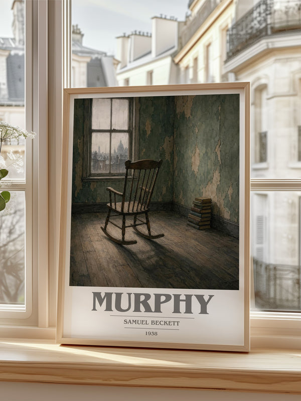 Murphy book cover poster colour and style options – Samuel Beckett book art