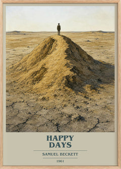 Happy days Book Cover Poster by Samuel Beckett