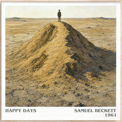 Happy days Literary Art Print by Samuel Beckett