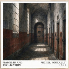 Madness and Civilization Literary Art Print by Michel Foucault