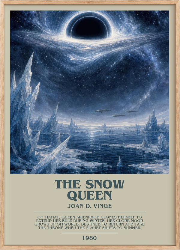 The Snow Queen Bookish Wall Art by Joan D. Vinge