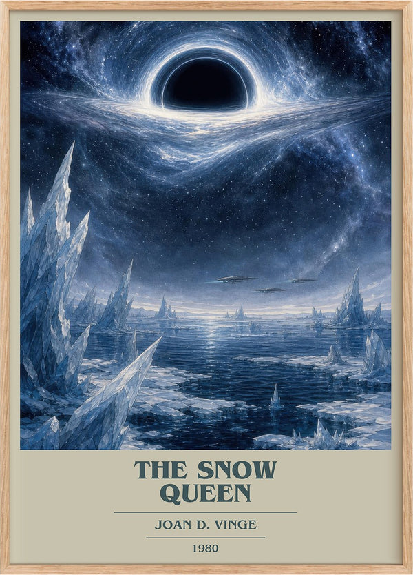The Snow Queen Book Cover Poster by Joan D. Vinge