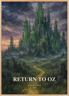 Return to Oz Book Watercolour Illustration by Joan D. Vinge