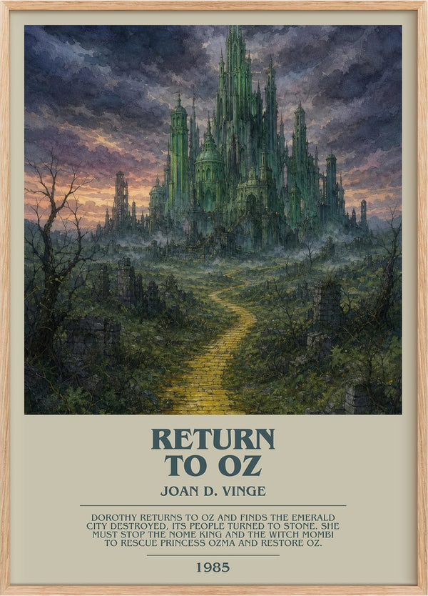 Return to Oz Bookish Wall Art by Joan D. Vinge