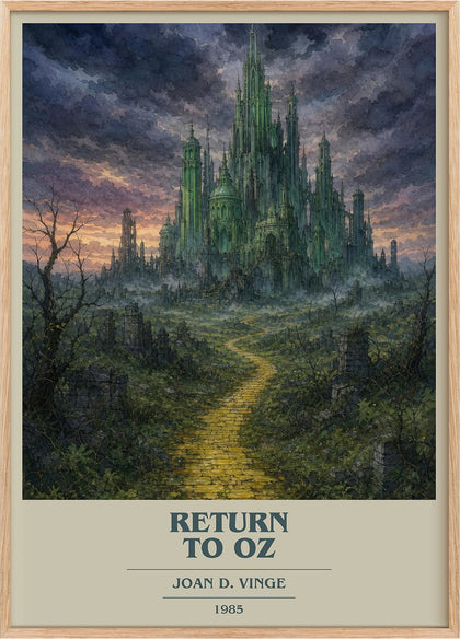 Return to Oz Book Cover Poster by Joan D. Vinge