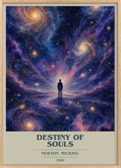 Destiny of souls Book Cover Poster by Newton, Michael