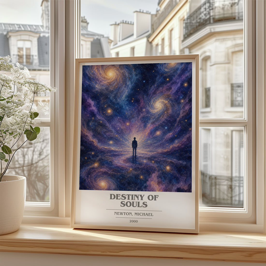 Destiny of souls book cover poster colour and style options – Newton, Michael book art