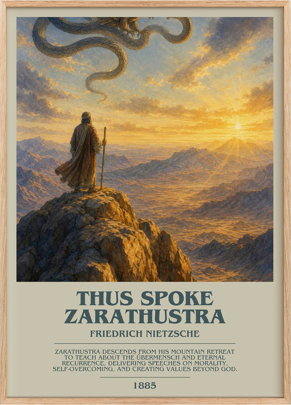 Thus Spoke Zarathustra Bookish Wall Art by Friedrich Nietzsche