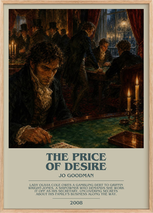 The Price of Desire Bookish Wall Art by Jo Goodman