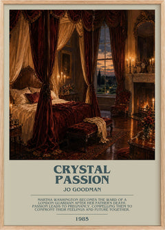 Crystal Passion Bookish Wall Art by Jo Goodman