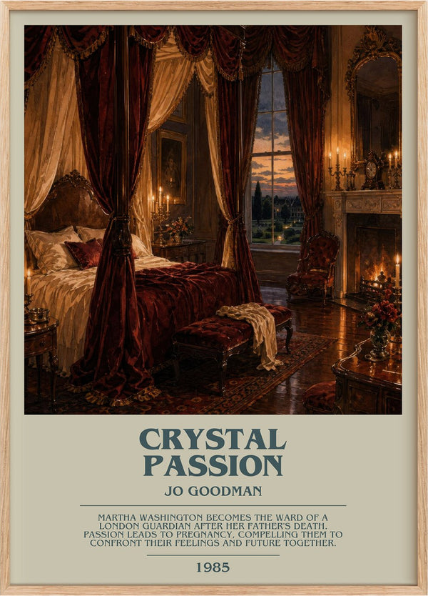 Crystal Passion Bookish Wall Art by Jo Goodman