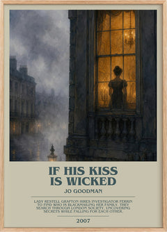 If his kiss is wicked Bookish Wall Art by Jo Goodman
