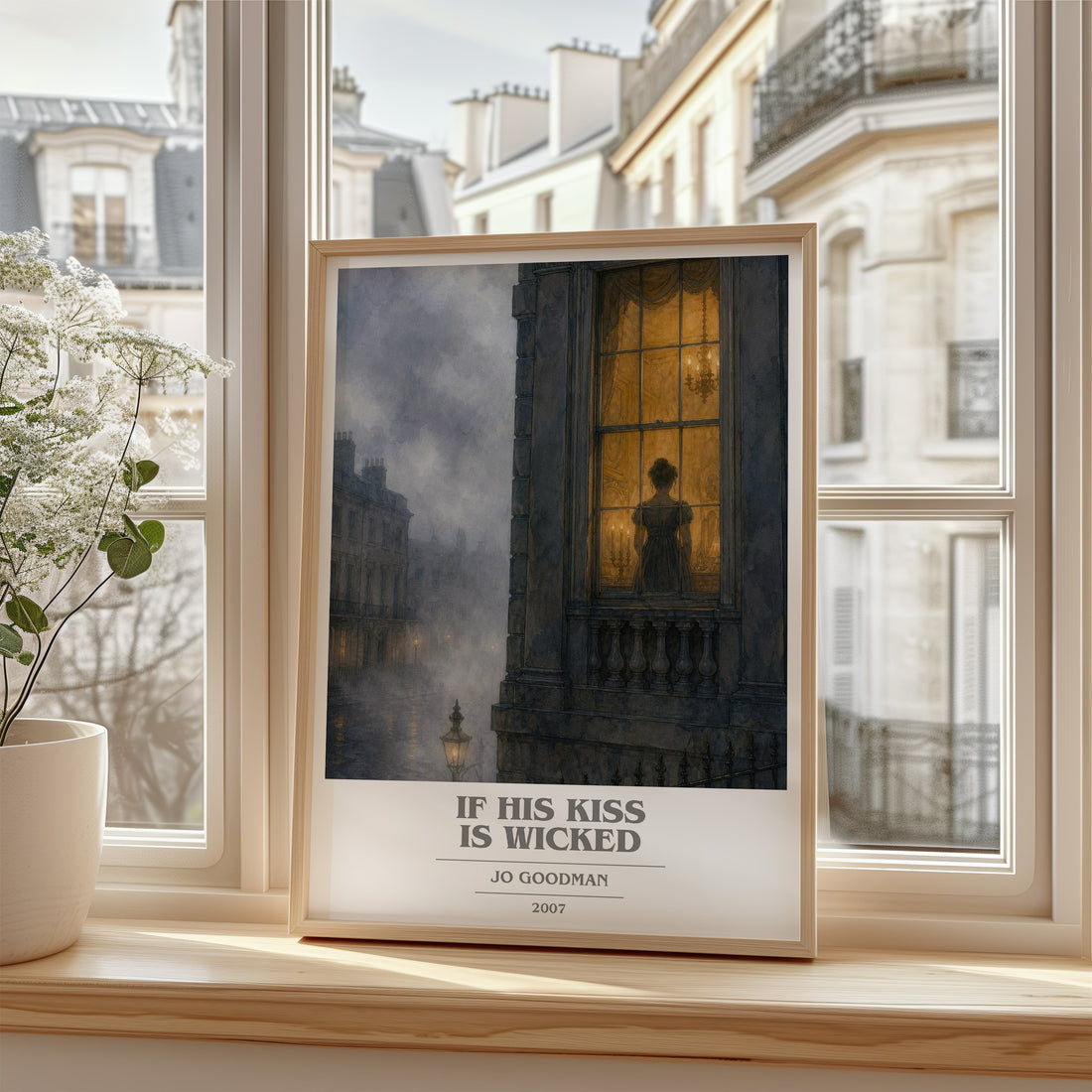 If his kiss is wicked book cover poster colour and style options – Jo Goodman book art