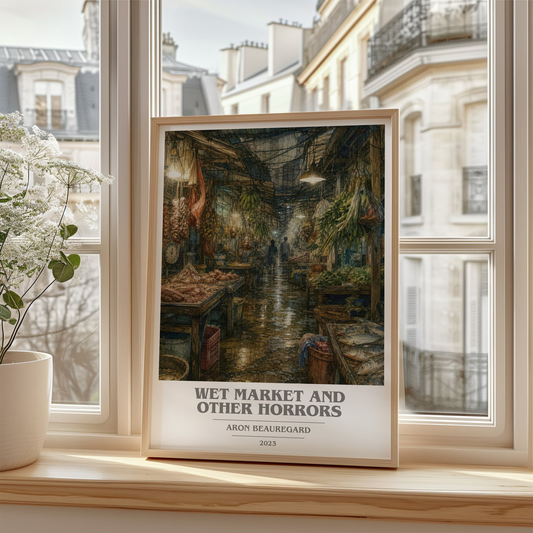 Wet Market and Other Horrors book cover poster colour and style options – Aron Beauregard book art