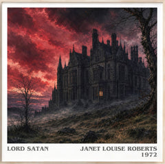 Lord Satan Literary Art Print by Janet Louise Roberts