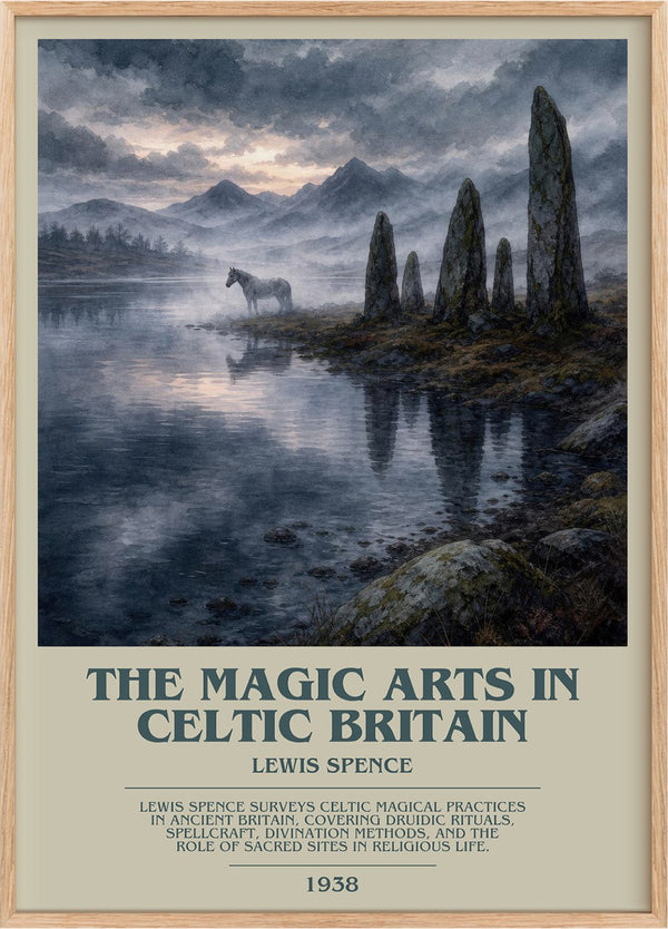 The magic arts in Celtic Britain Bookish Wall Art by Lewis Spence