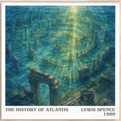 The history of Atlantis Literary Art Print by Lewis Spence