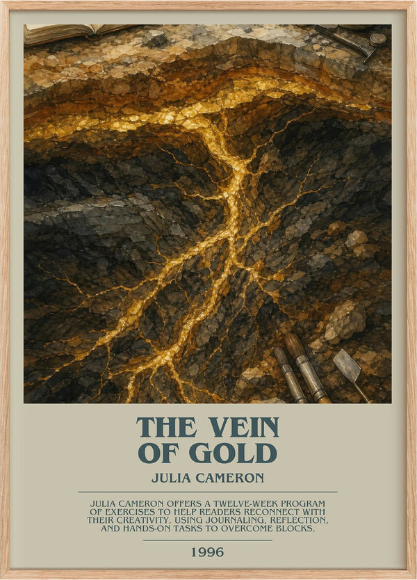 The Vein of Gold Bookish Wall Art by Julia Cameron