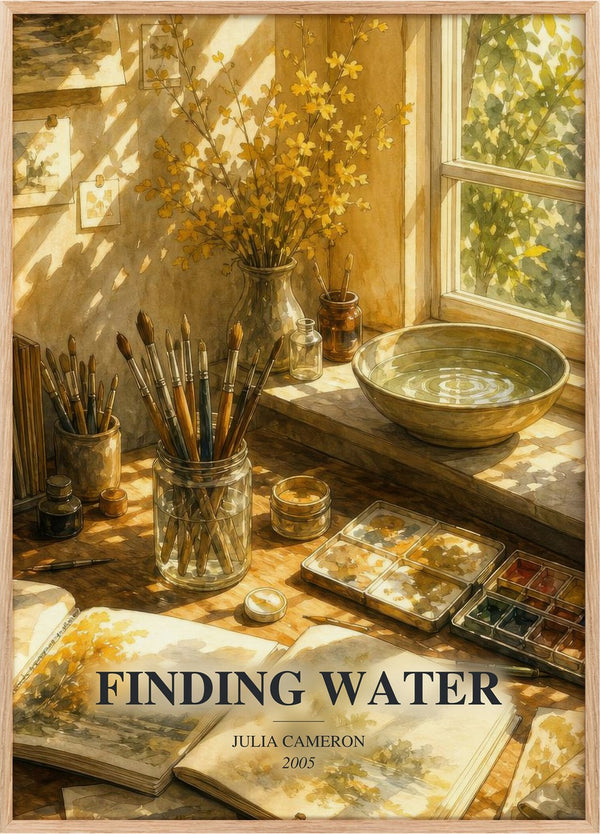 Finding water Book Watercolour Illustration by Julia Cameron