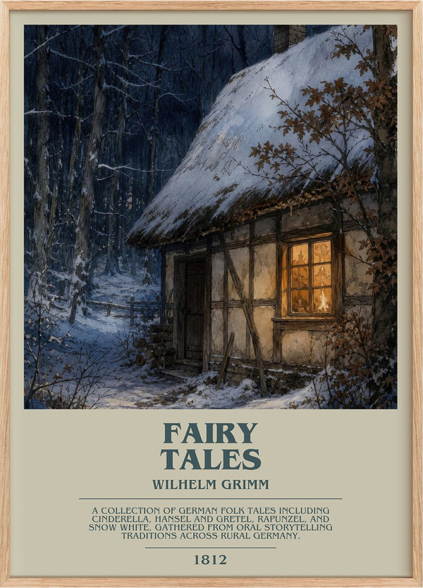 Fairy tales Bookish Wall Art by Wilhelm Grimm