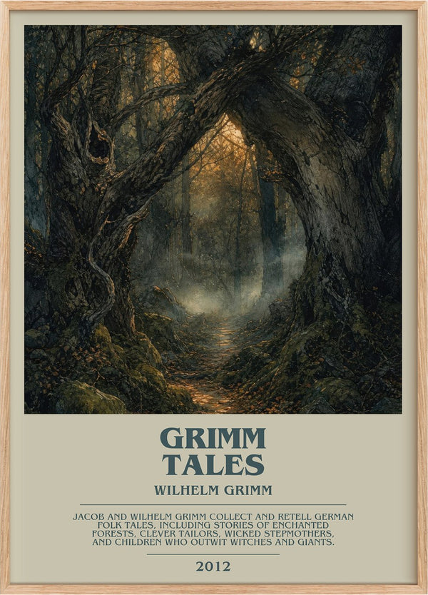 Grimm Tales Bookish Wall Art by Wilhelm Grimm
