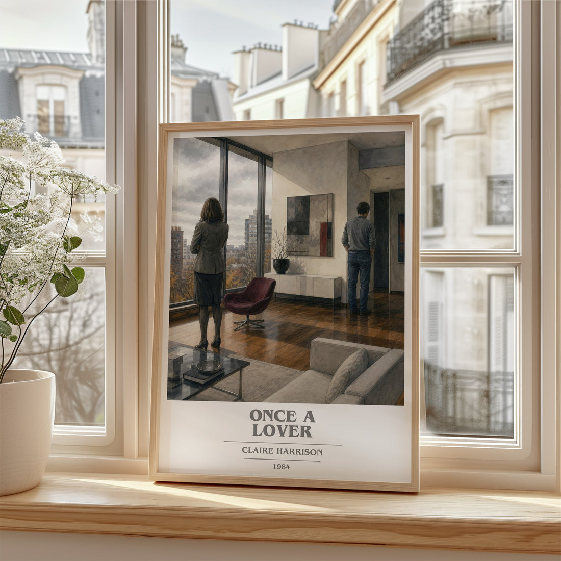 Once a lover book cover poster colour and style options – Claire Harrison book art